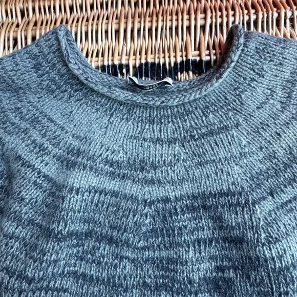 PRADA Gray Gradient Sweater Womens 2 38 Soft Wool Cashmere Australian Exclusive - Picture 3 of 13